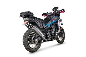 CFMOTO 450 MT (2024-2026) SCORPION Exhaust Factory Oval Slip-on – Brushed Stainless Steel