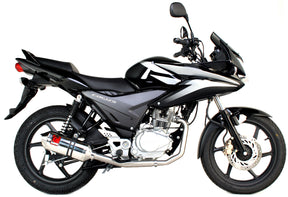 Honda CBF 125 (2008–2015) Scorpion Exhaust Factory Oval Full System - Carbon Fibre