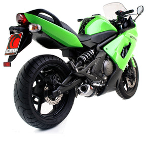 Kawasaki ER6 F/N (2006–2011) Scorpion Exhaust Factory Oval Slip-on - Titanium