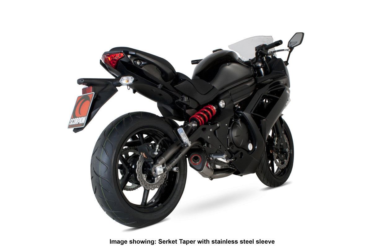 Kawasaki ER6 F/N (2012–2016) Scorpion Exhaust Serket Taper Full System - Carbon Fibre