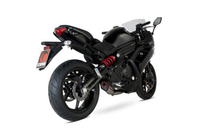 Kawasaki ER6 F/N (2012–2016) Scorpion Exhaust Serket Taper Full System - Brushed Stainless