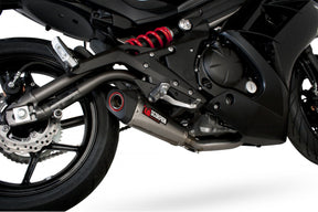 Kawasaki ER6 F/N (2012–2016) Scorpion Exhaust Serket Taper Full System - Brushed Stainless