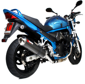 Suzuki GSF 600/650 Bandit (2000–2006) Scorpion Exhaust Factory Oval Slip-on - Carbon Fibre