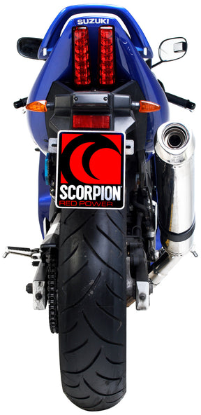 Suzuki SV 650 (2003) Scorpion Exhaust Factory Round Slip-on - Polished Stainless