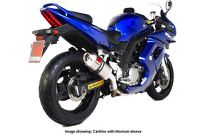 Suzuki SV 650 (2000–2015) Scorpion Exhaust Carbine Slip-on - Carbon Fibre