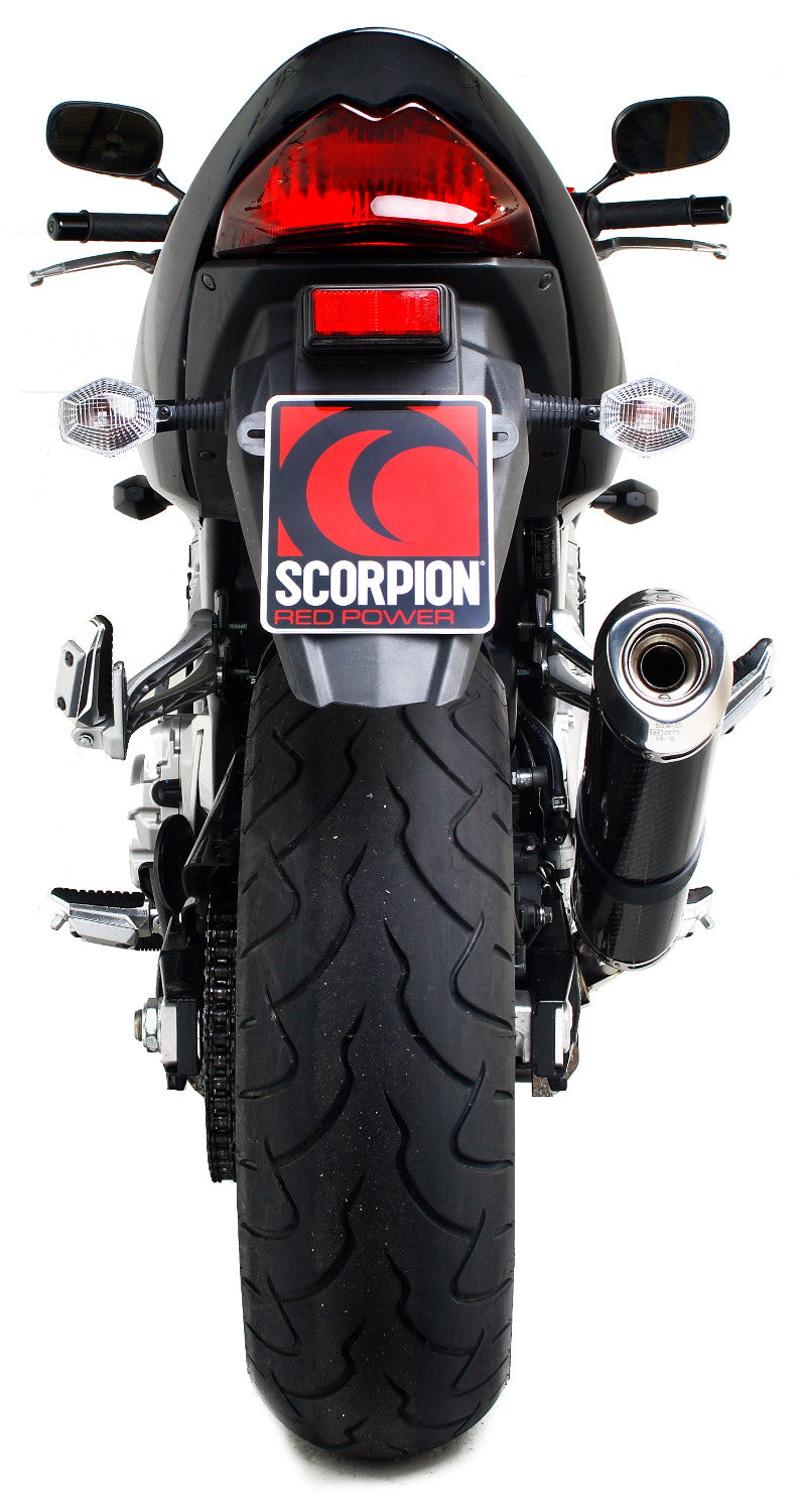 Suzuki GSF 1250 Bandit (2007–2015) Scorpion Exhaust Factory Oval Slip-on - Carbon Fibre