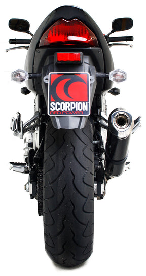 Suzuki GSF 1250 Bandit (2007–2015) Scorpion Exhaust Factory Round Slip-on - Carbon Fibre