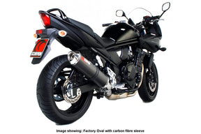 Suzuki GSF 650 Bandit (2007–2011) Scorpion Exhaust Factory Round Slip-on - Polished Stainless