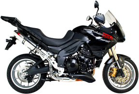 Triumph Tiger 1050 (2007–2012) Scorpion Exhaust Factory Oval Slip-on - Carbon Fibre