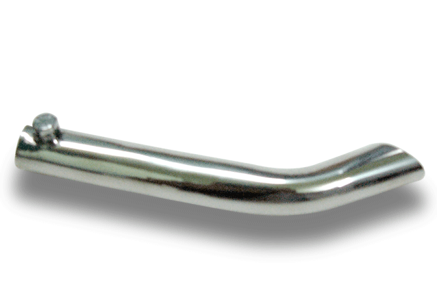 Vespa 150 Super Sprint VBC VLB Exhaust Tail Pipe Polished Stainless Steel - 20mm Diameter