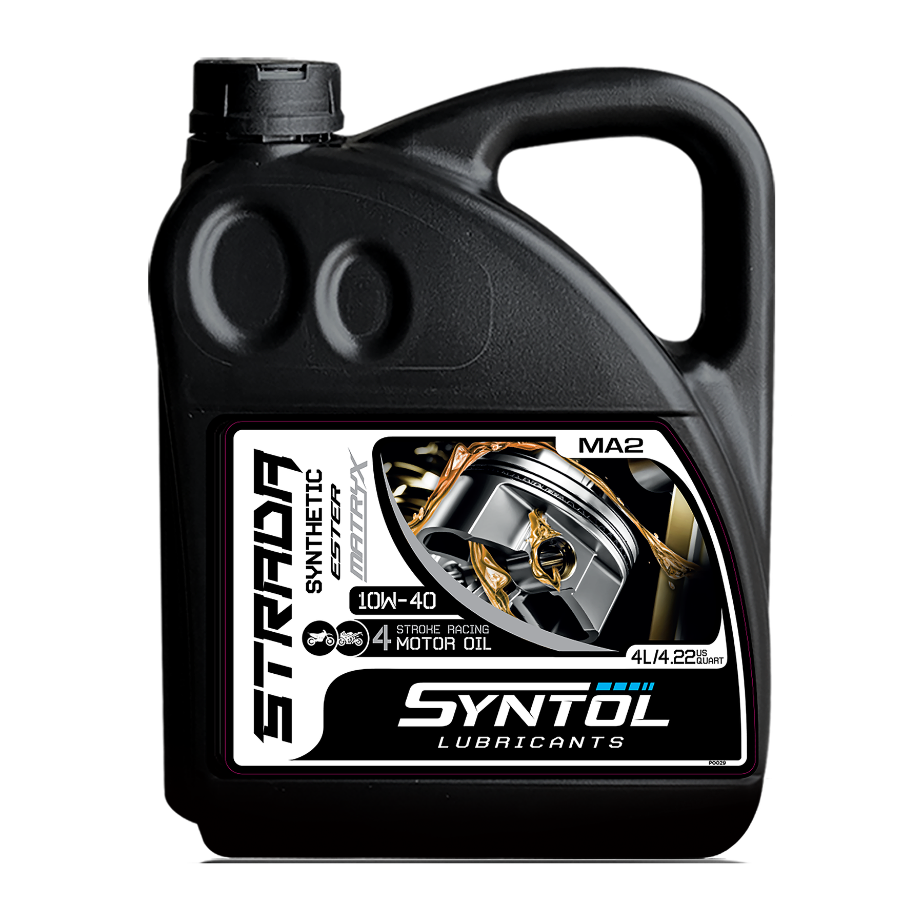 Syntol Strada 4T 10W-40 4 Litre Synthetic Oil
