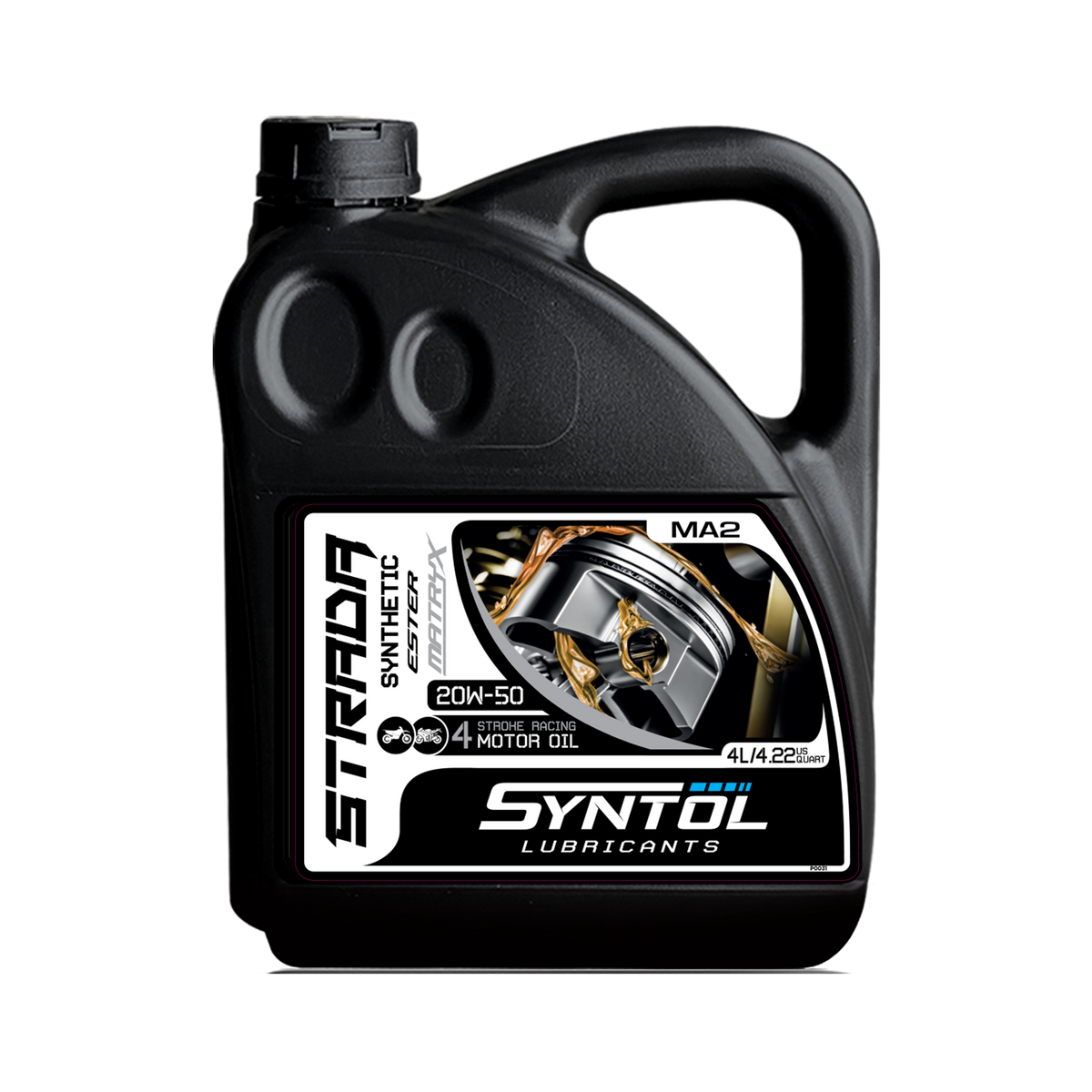 Syntol Strada 4T 20W-50 Semi Synthetic Oil 4 Litre