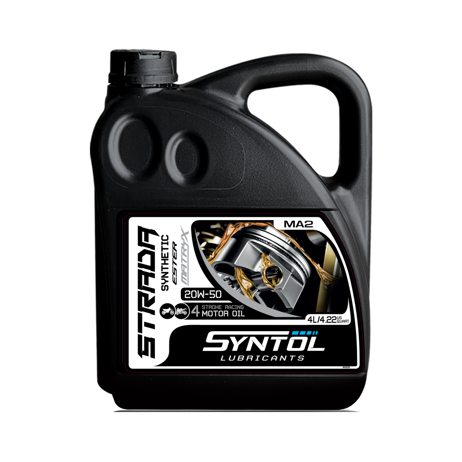 Syntol Strada 4T 20W-50 Semi Synthetic Oil 4 Litre