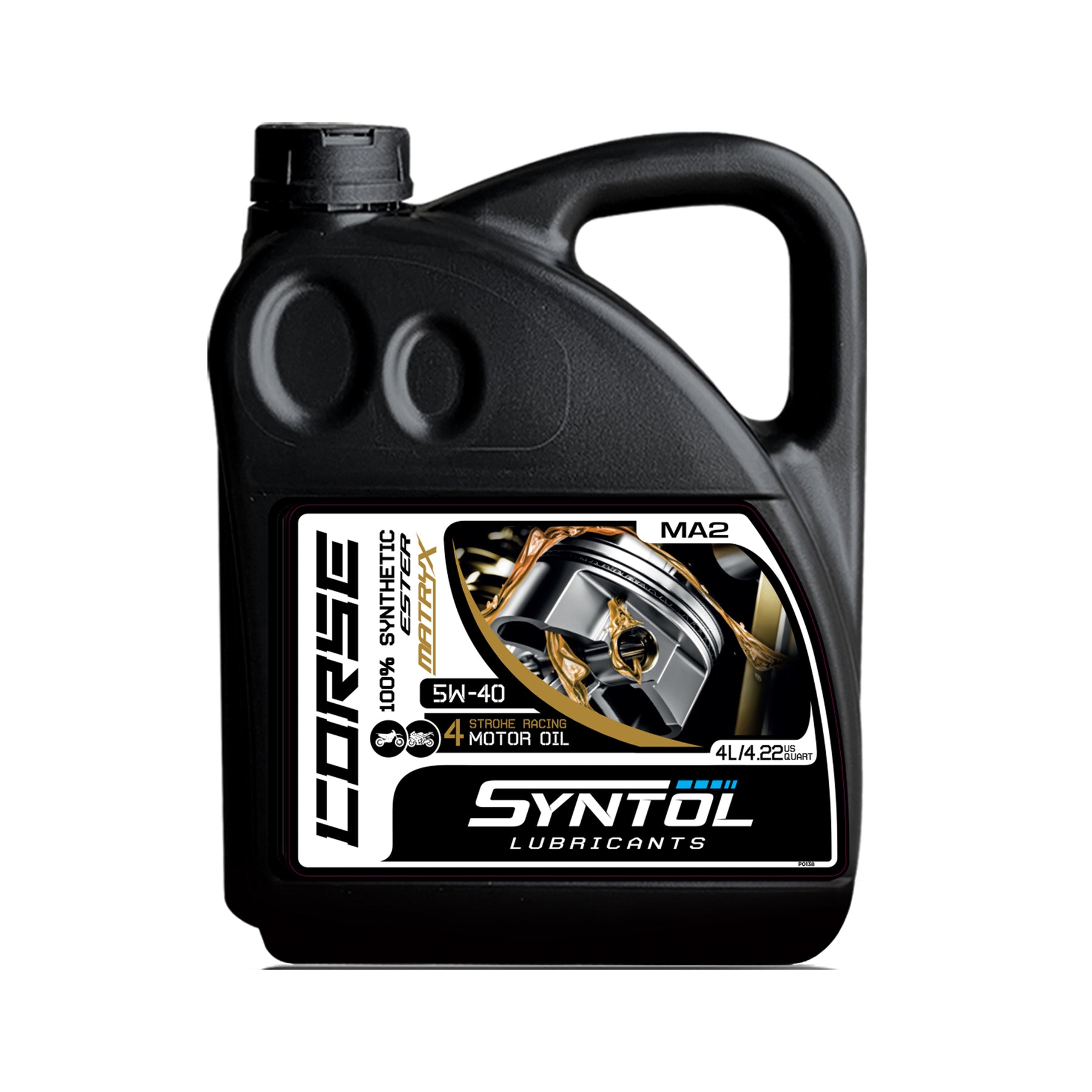 Syntol Corse 4T 5W-40 Fully Synthetic Oil 4 Litre