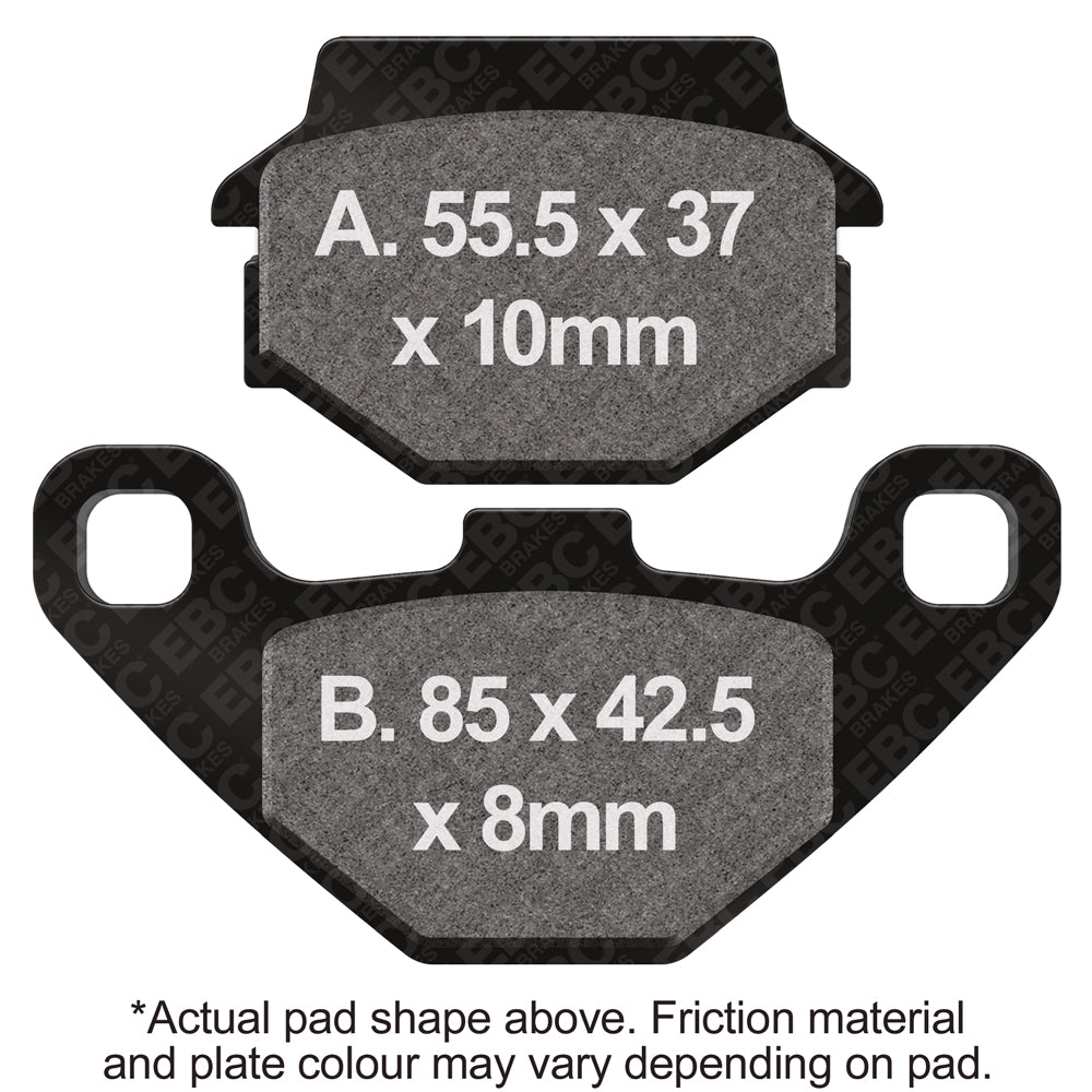EBC Brakes R Series Heavy Duty Sintered Pads - FA067R