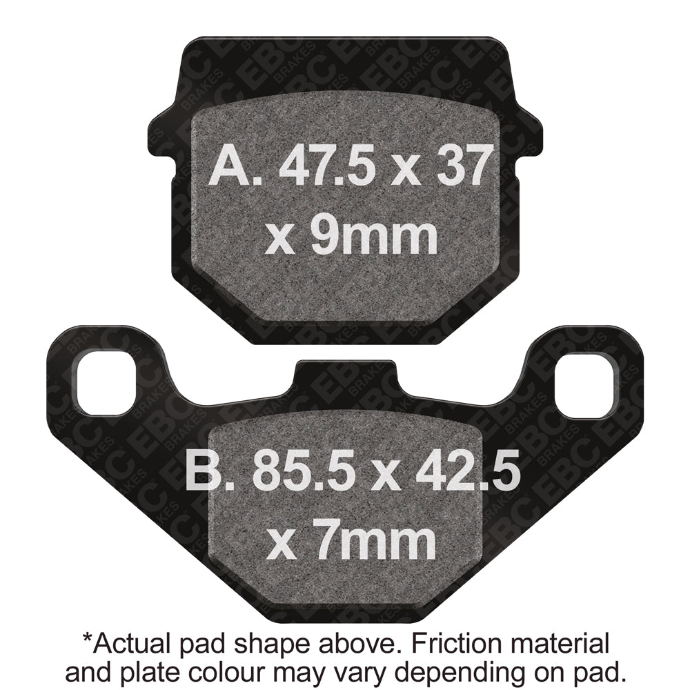 EBC Brakes Double-H Sintered Pads - FA083HH