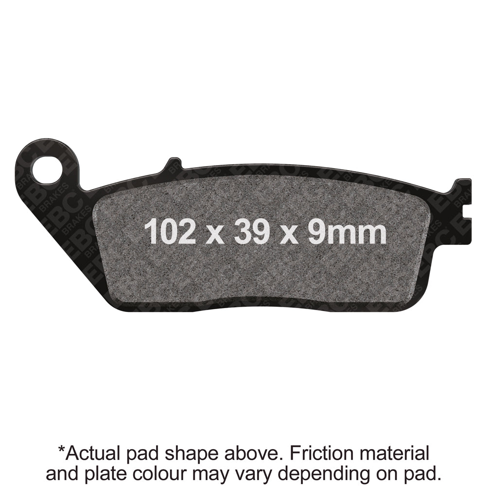 EBC Brakes Vee Semi-Sintered Pads - FA142V