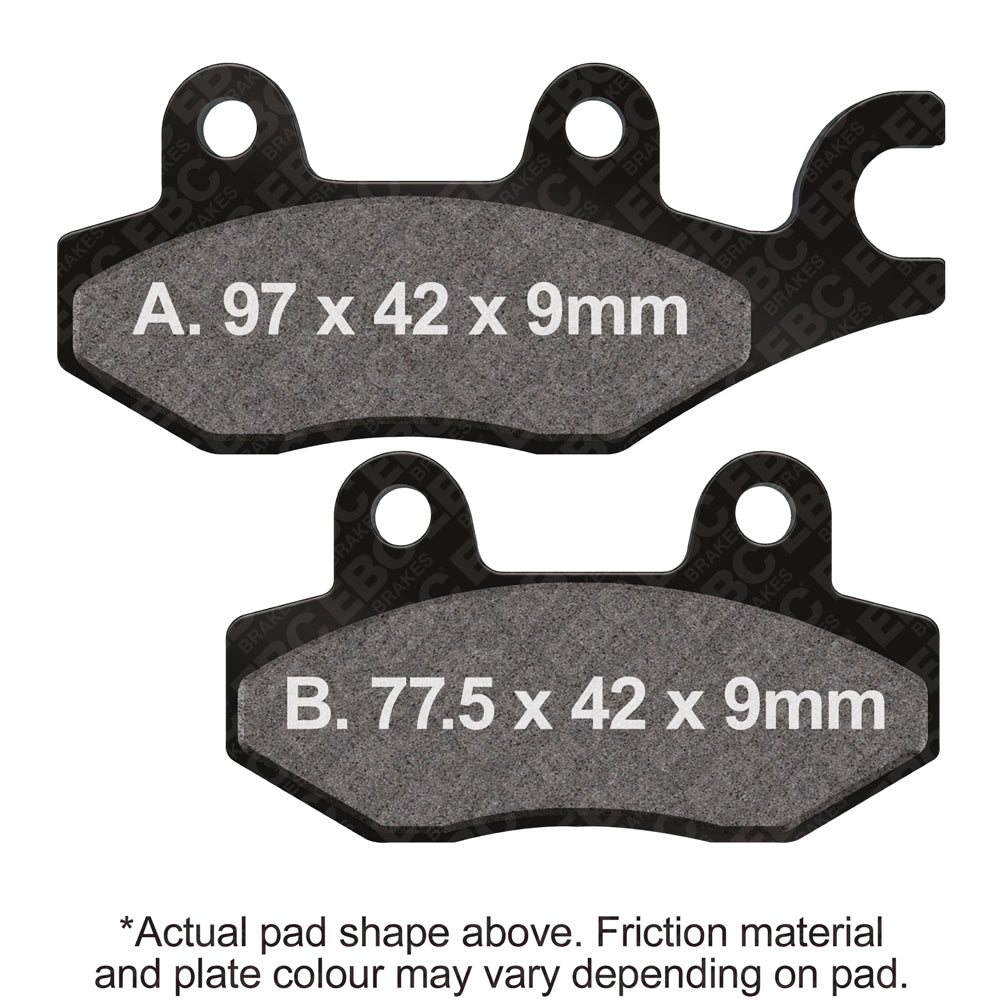EBC Brakes Sintered Race Brake Pads - GPFAX197HH
