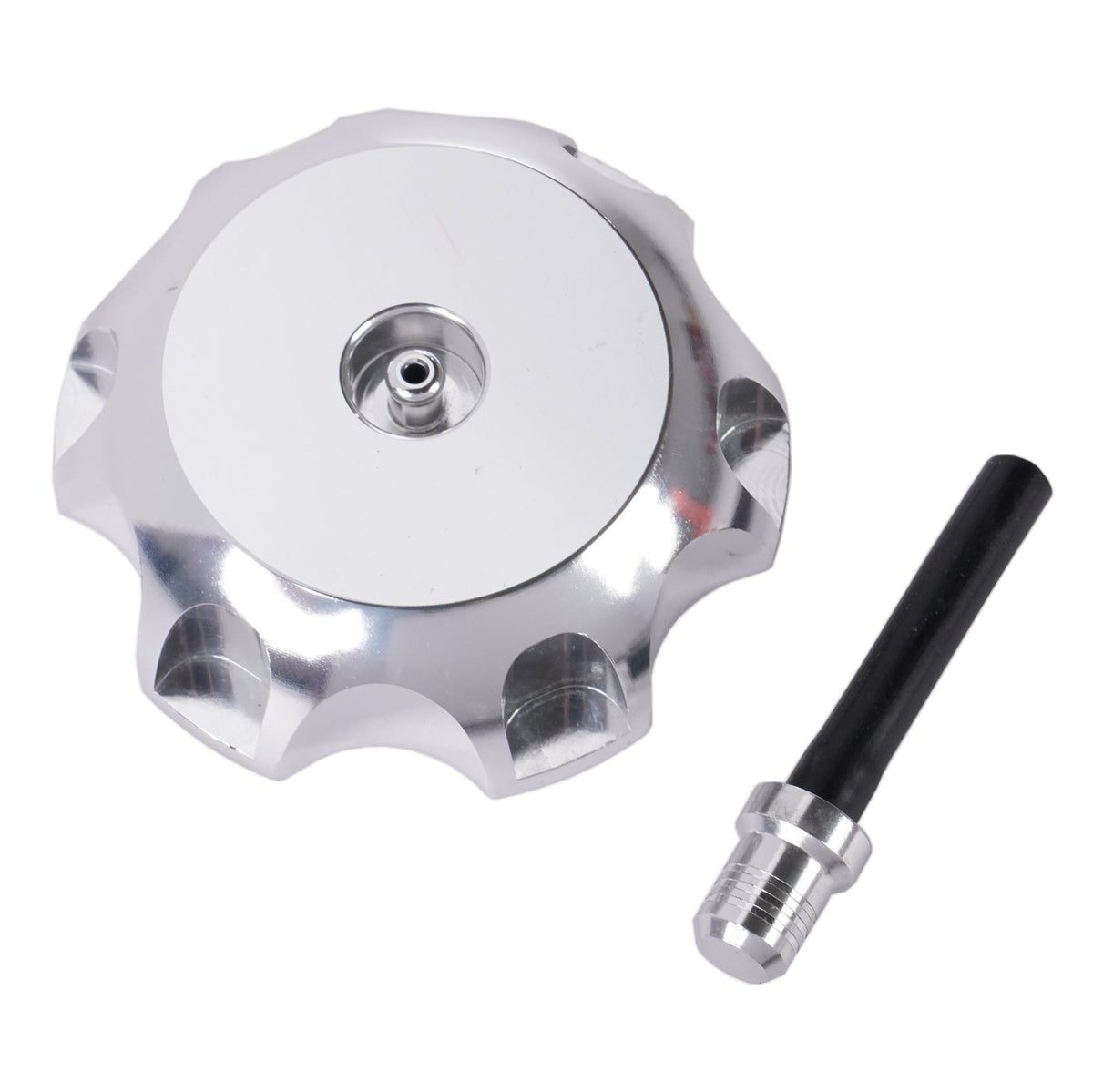 Bike It KTM Husqvarna MX Fuel Cap with Vent Valve Silver 47mm Thread
