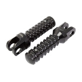 BikeTek Ally Footpegs With Slider (Pair) Suzuki Front Black SU12F - Beedspeed