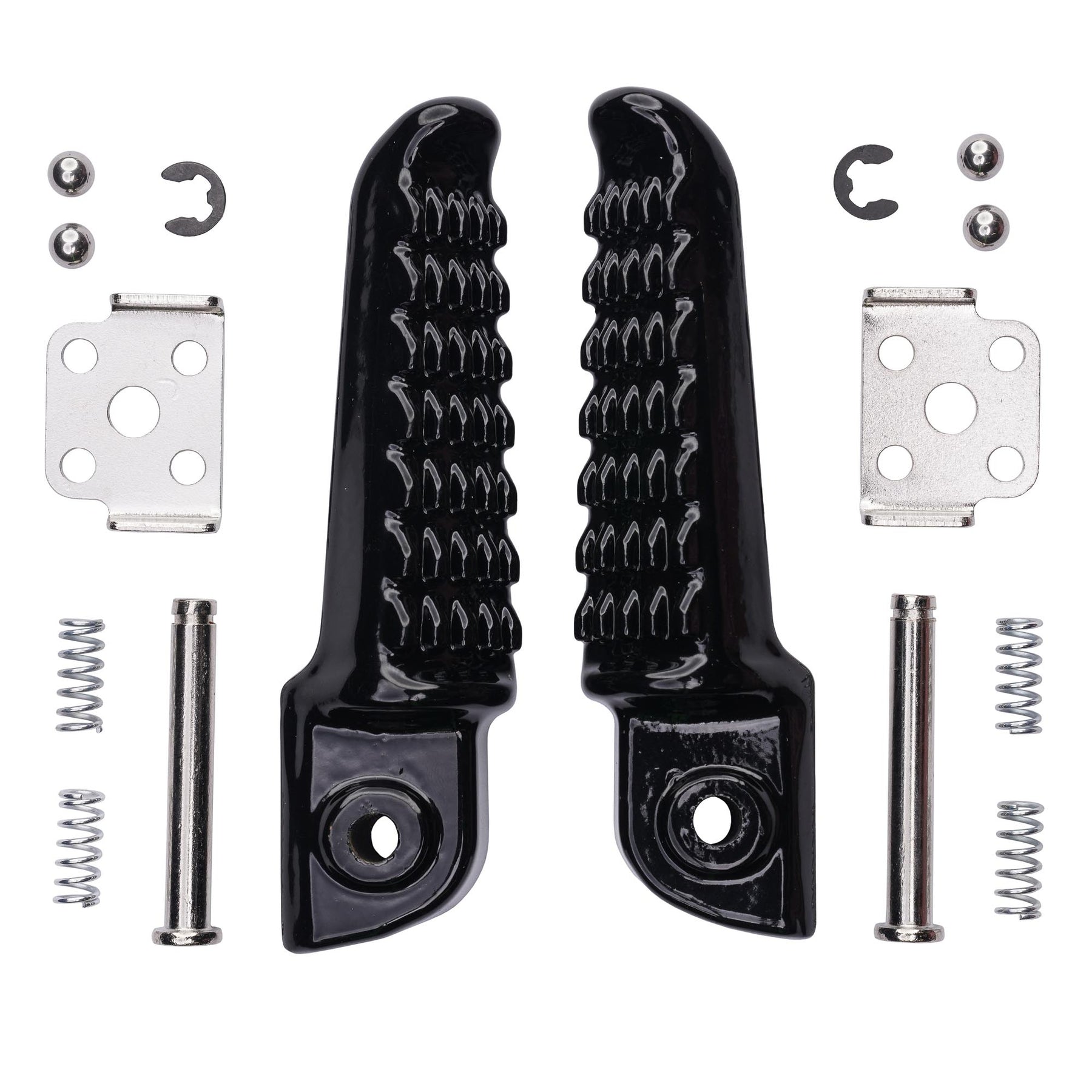 Bike It Kawasaki Rear Motorcycle Footpeg OEM Replacement Black - Beedspeed