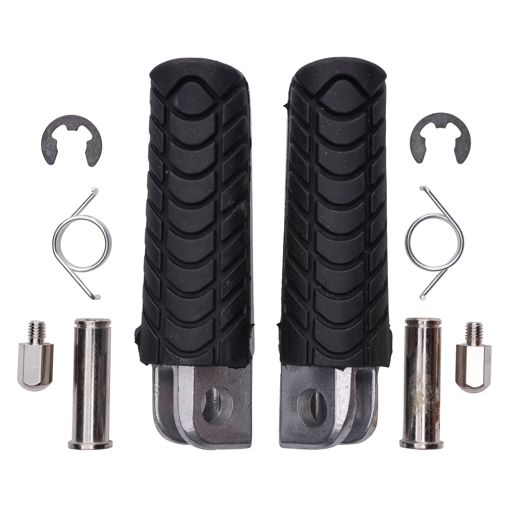Bike It Kawasaki Front Motorcycle Footpeg OEM Replacement With Rubber - Beedspeed