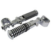 Bike It Universal Motorcycle Footpegs With O Ring Insert