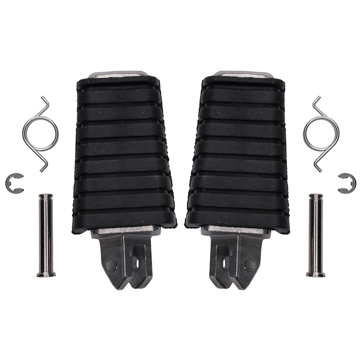 Bike It Yamaha Motorcycle Footpeg OEM Replacement With Rubber Set - Beedspeed