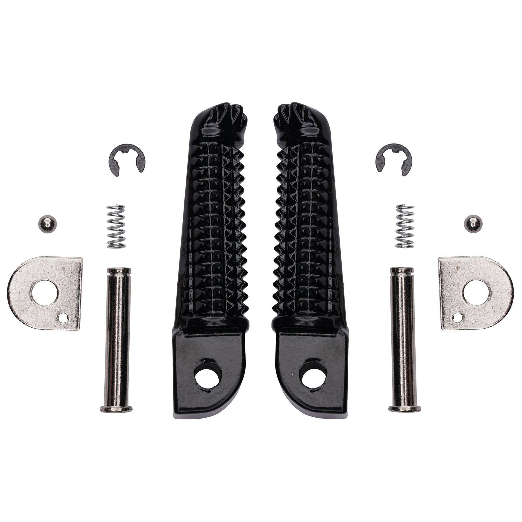 Bike It Yamaha Rear Motorcycle Footpeg OEM Replacement Black