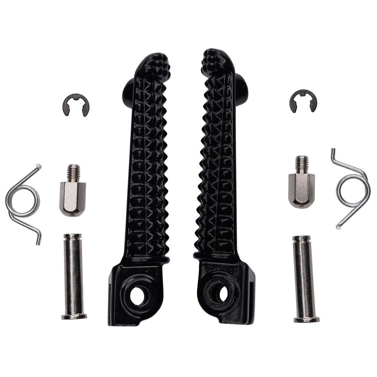 Bike It Yamaha Front Motorcycle Footpeg OEM Replacement Black - Beedspeed