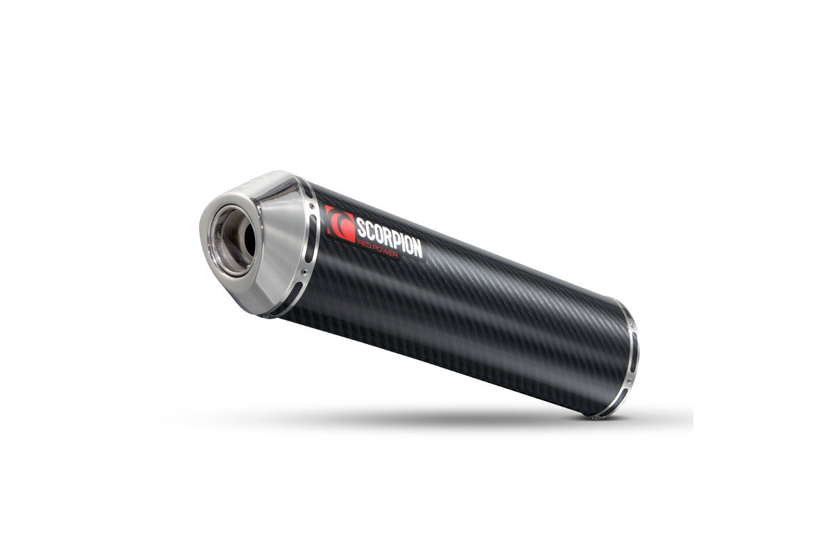 Aprilia RSV1000 (2003–2008) Scorpion Exhaust Factory Oval Slip-On (Pair) – Carbon Fiber