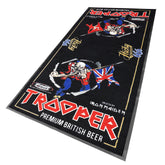 LTD Edition Iron Maiden Trooper Motorcycle Garage Mat Expert Rubber Backed 240 x 103cm