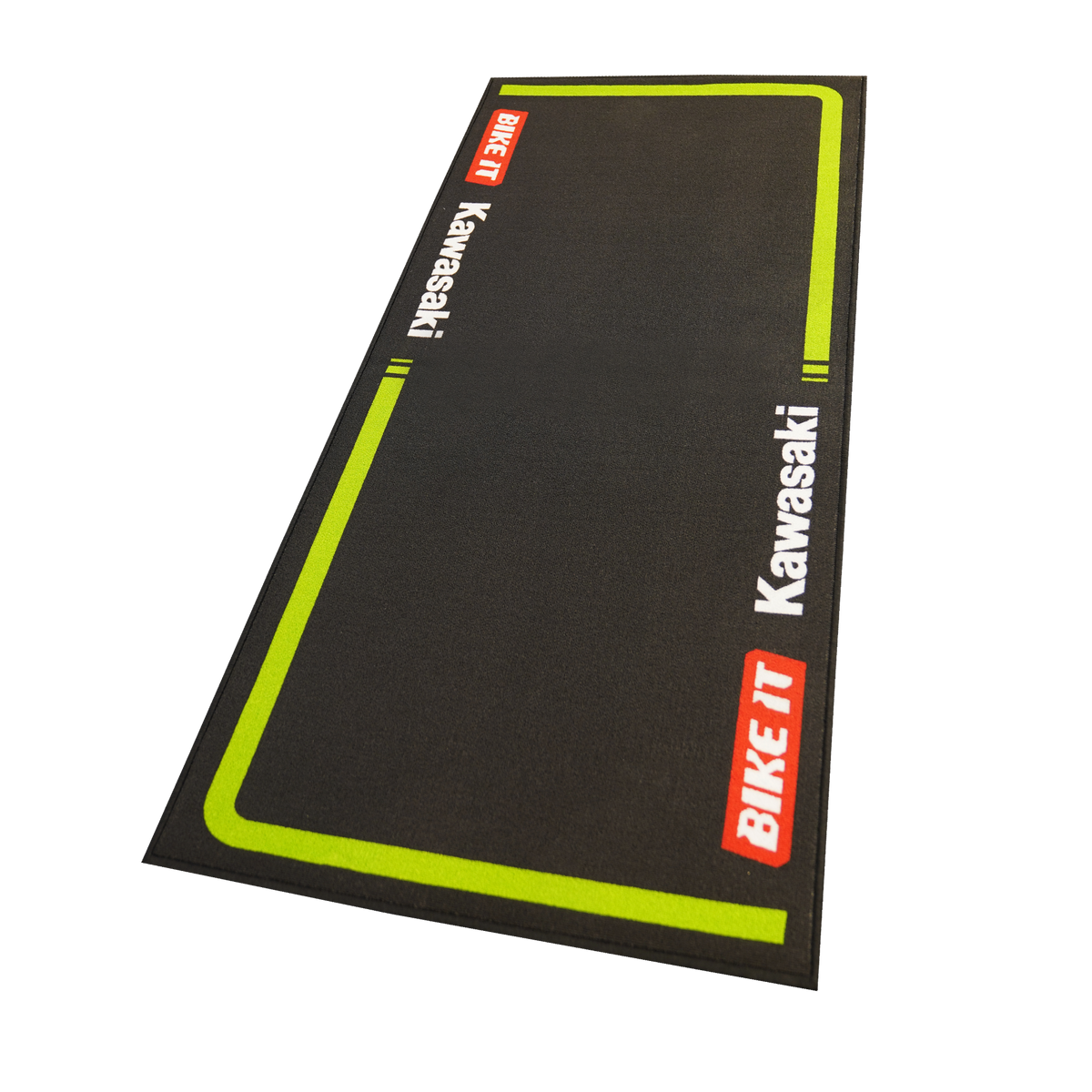 Bike It Kawasaki MX2 Motocross Race Team Garage Mat 190 X 80cm