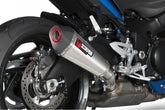 Suzuki GSX-S 1000 F (2015–2020) Scorpion Exhaust Serket Taper Slip-on - Brushed Stainless