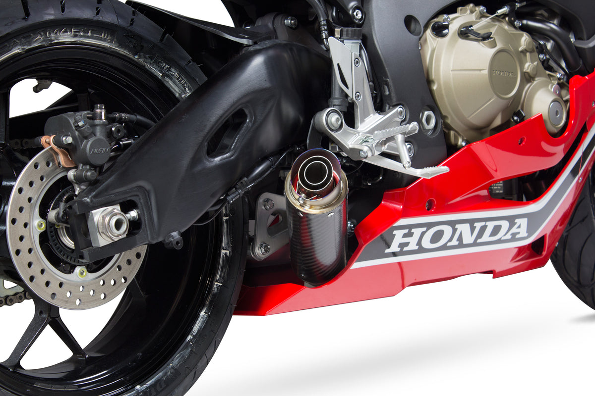 Honda CBR 1000 RR inc SP (2017–2019) Scorpion Exhaust RP-1 GP Slip-on - Carbon Fibre