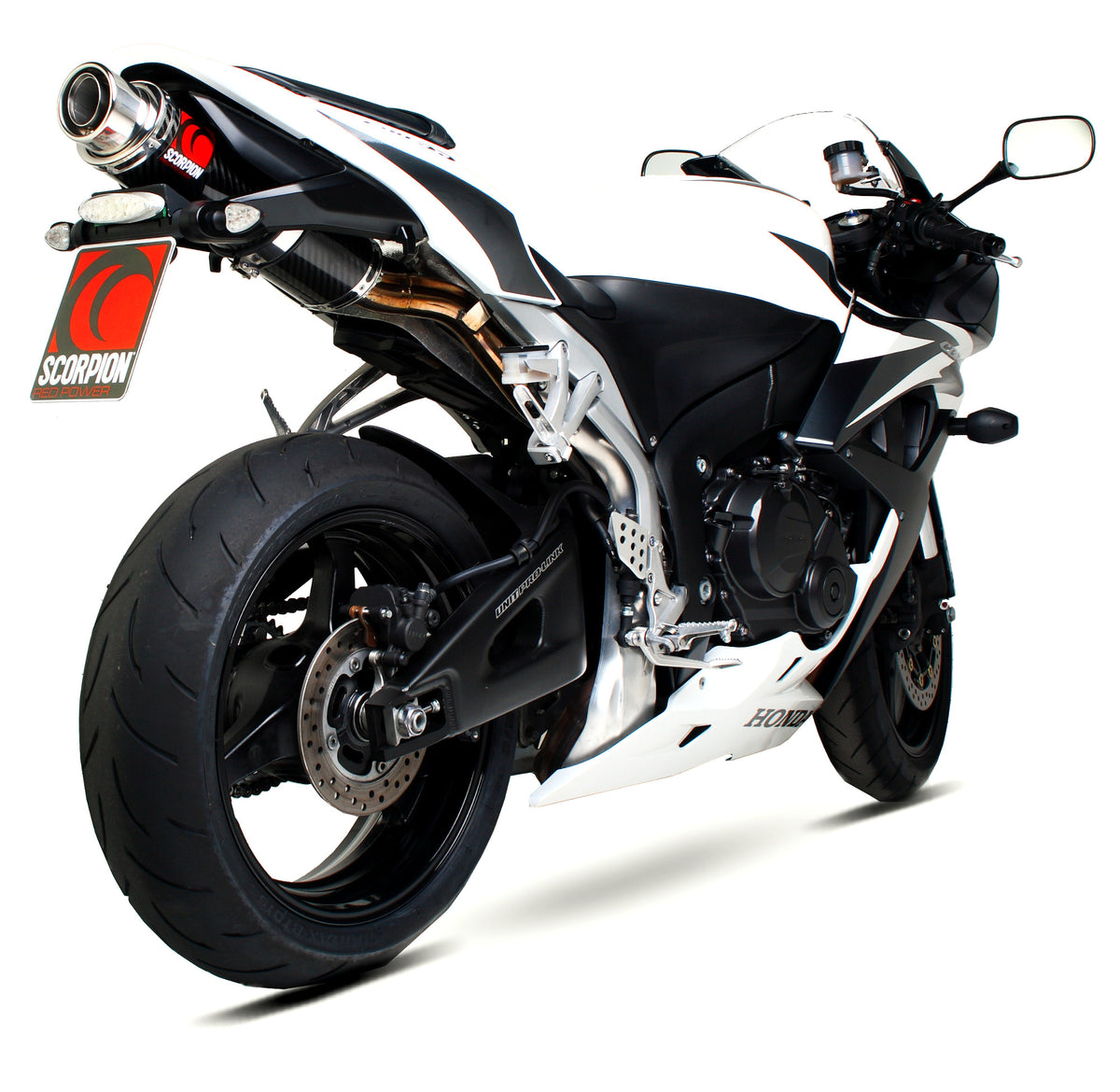 Honda CBR 600 RR (2007–2012) Scorpion Exhaust Stealth Slip-on - Carbon Fibre