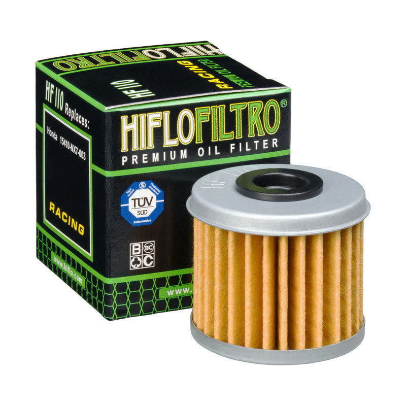 Hiflo Premuim Motorcycle Oil Filter HF110 Replaces Honda 15410-NX7-000