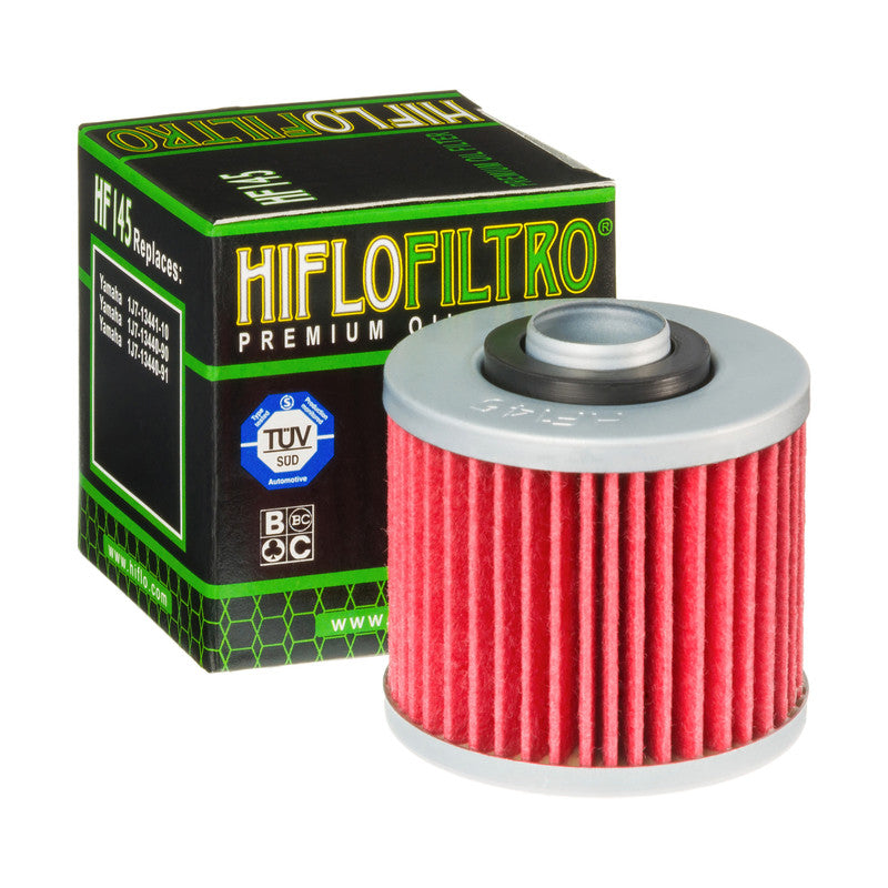 Hiflo Premium Motorcycle Oil Filter HF145 Replaces Yamaha 2H0-13440-90