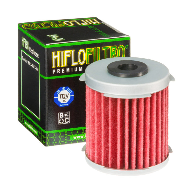 Hiflo Premium Motorcycle Oil Filter HF168 Replaces Daelim 15412-SA1T-000