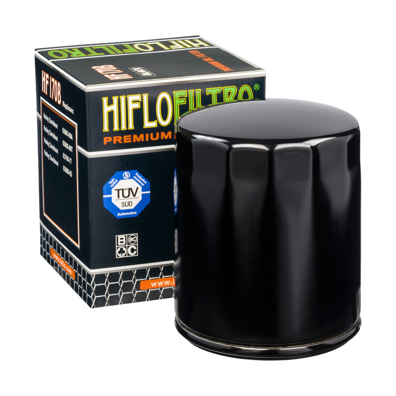 Hiflo Premium Motorcycle Oil Filter HF170B Replaces Harley 63796-77