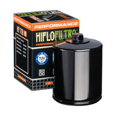 Hiflo Premium Motorcycle Oil Filter HF170BRC Replaces Harley 63796-77- Black