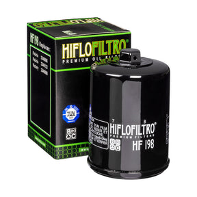 Hiflo Premium Motorcycle Oil Filter HF198 Replaces Polaris 2540086