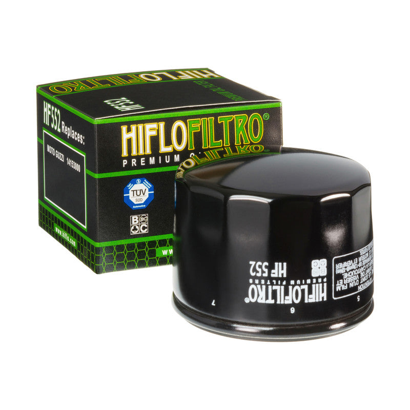 Hiflo Premuim Motorcycle Oil Filter HF552 Replaces Moto Guzzi 14153000