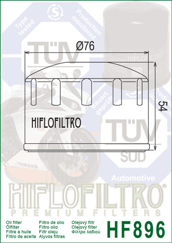 Hiflo Premuim Motorcycle Oil Filter HF896 Replaces Ural IMZ-8.1040-01090