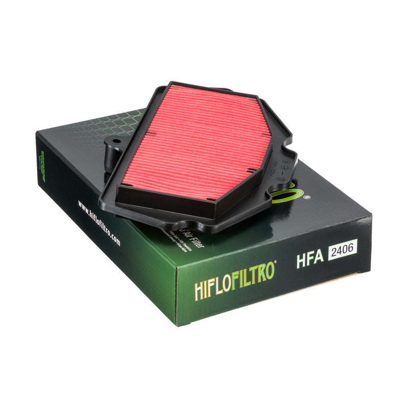 Hiflo Premium Motorcycle Air Filter HFA2406 Replaces Kawasaki 11013-0767