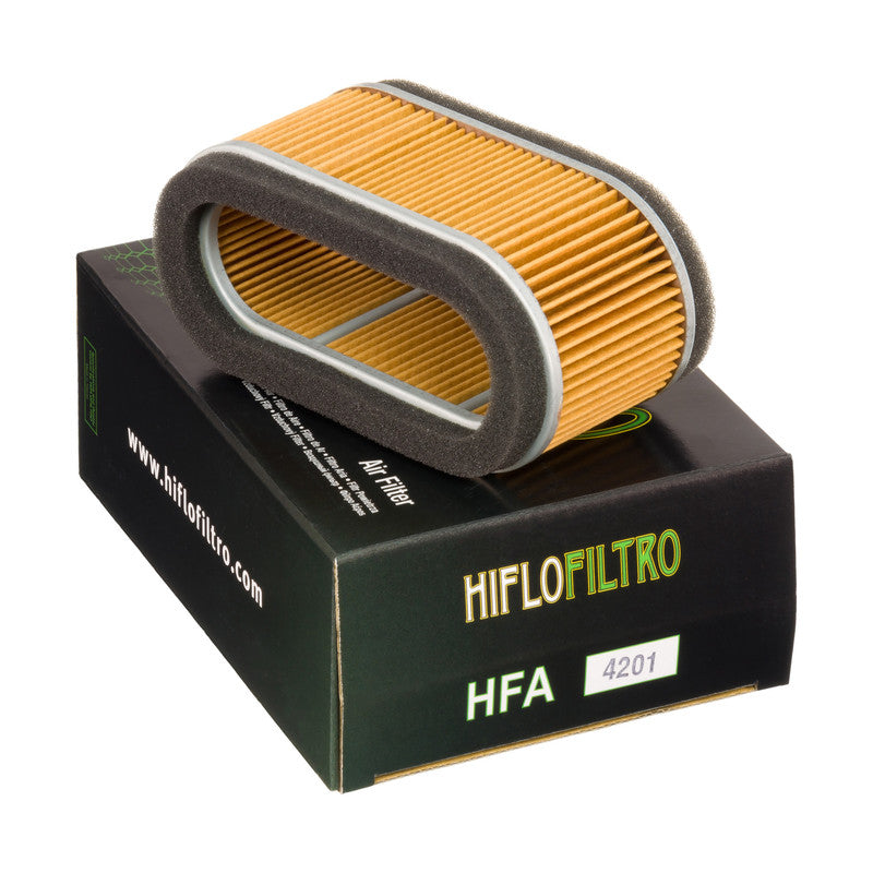 Hiflo Premium Motorcycle Air Filter HFA4201 Replaces Yamaha 1A2-14451-00