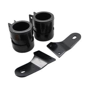 Bike It Black Stealth Headlight Bracket 54–57mm Universal Motorcycle