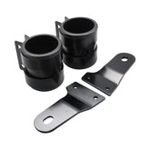 Bike It Black Stealth Headlight Bracket 54–57mm Universal Motorcycle