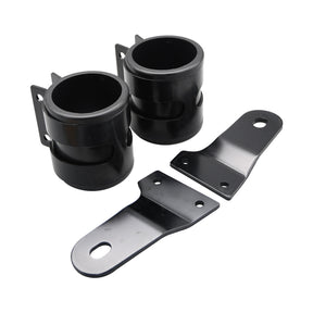 Bike It Black Stealth Headlight Bracket 54–57mm Universal Motorcycle