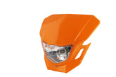 Universal Dart Style Orange Motorcycle Headlight 12V 35 35W